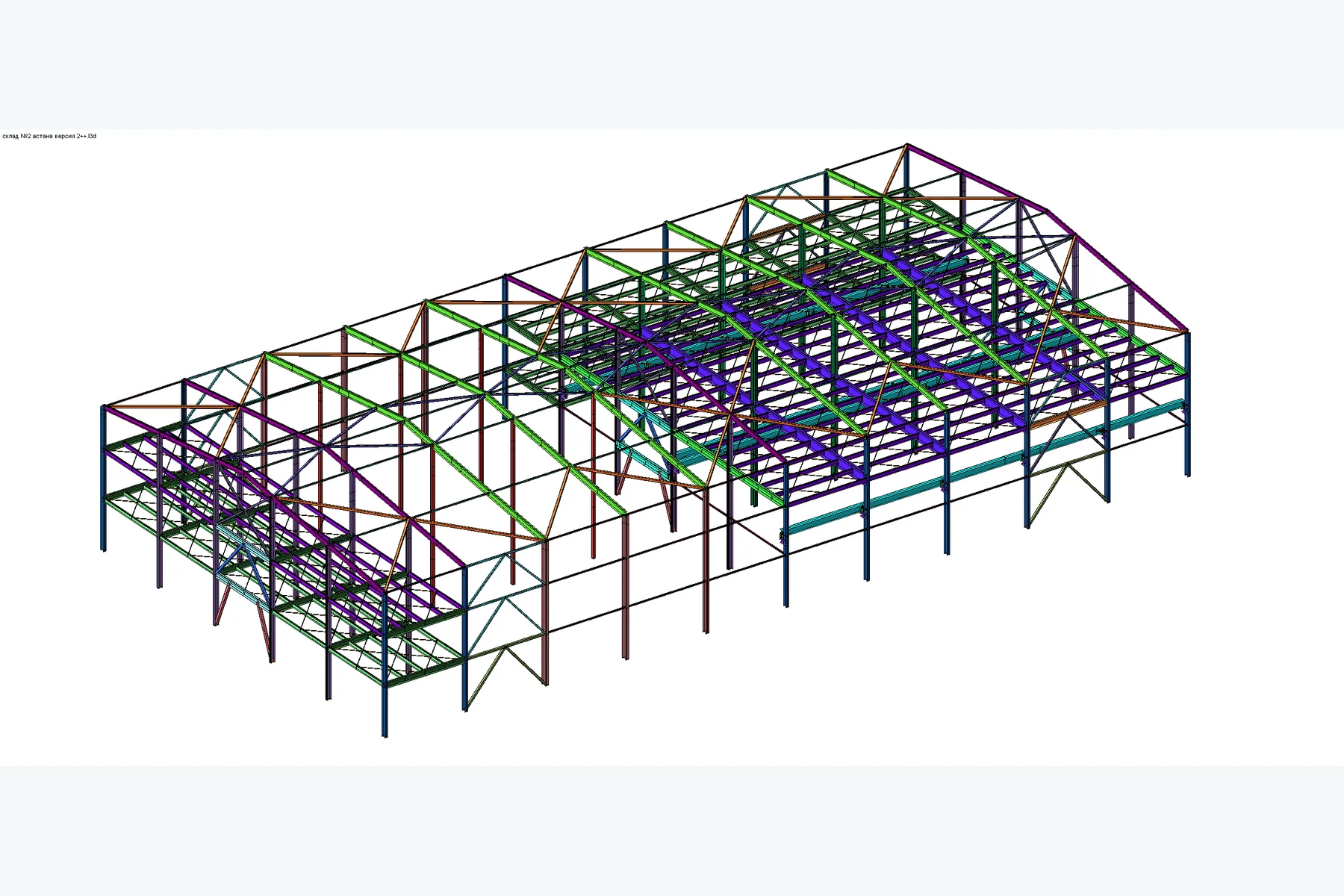 3D/BIM-модель: Производственная база